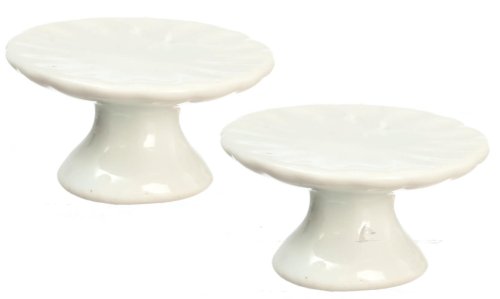 (image for) Pedestal Cake Display - White - 2pc