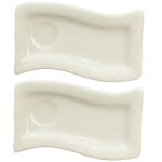 (image for) White Lunch Plates 2pc