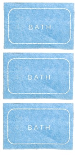 (image for) Blue Bath Mat 3pc