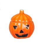 (image for) Jack-O-Lantern Pumpkin Cookie Jar w/ Lid