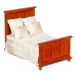 (image for) Country Paneled Bed - Walnut