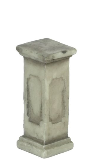 (image for) 1/2in Scale Gray Garden Pedestal