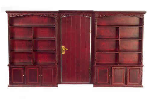 (image for) Bookcase Wall - Mahogany