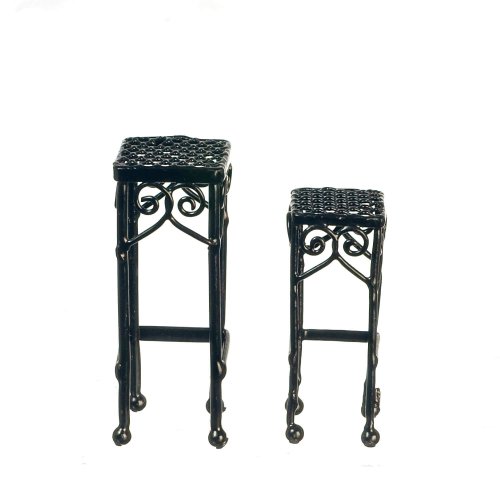 (image for) Plant Stand - Black 2pc Set