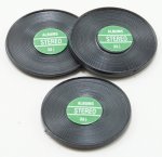 (image for) 3 Phonograph Records - Green Label