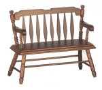 (image for) Deacons Bench - Walnut