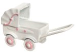 (image for) Baby Carriage - Pink & White