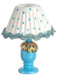 (image for) Blue Table Lamp - Non-Electric