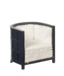 (image for) Art Deco Tub Chair - Black