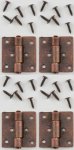 (image for) Butt Hinges w/ Nails Oil Rubbed Bronze 4pc