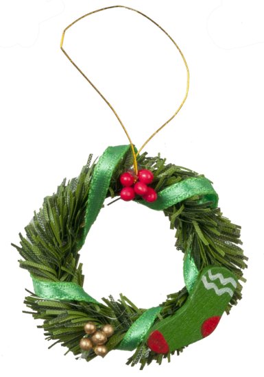 (image for) Decorated Christmas Wreath