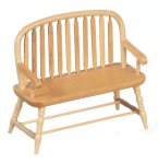 (image for) Colonial Windsor Bench - Oak