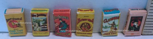 (image for) Vintage Tobacco Boxes 6pc