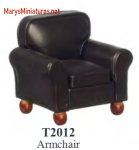 (image for) Brown Leather Armchair