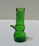 (image for) Glass Water Pipe - Green