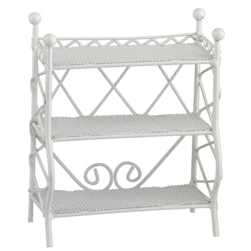 (image for) White Wire 3 Shelf Unit