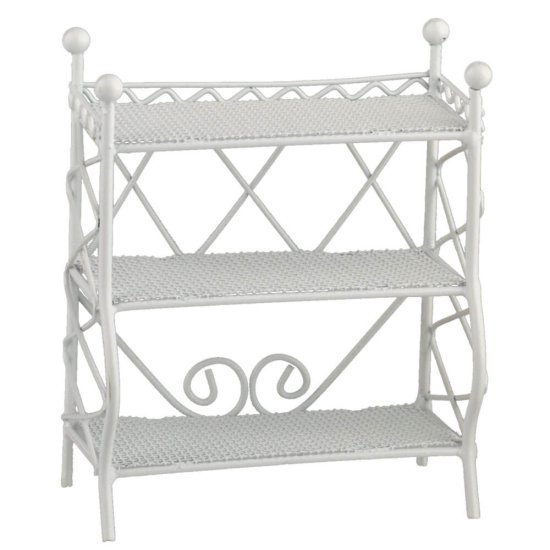 (image for) White Wire 3 Shelf Unit