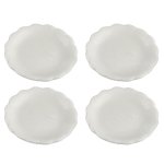 (image for) Scalloped Luncheon Plate - White 4pc