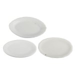 (image for) Large Oval Platter - White 3pc