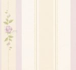 (image for) Lilac Rose Stripe Wallpaper PP 3pc