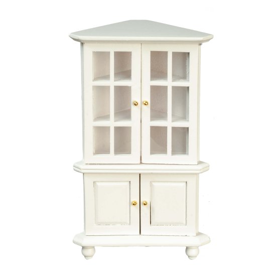 (image for) Corner Hutch / Cabinet - White