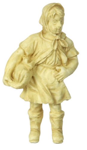 (image for) School Girl Yard Ornament 3pc Tan