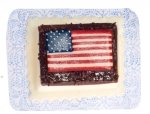 (image for) Flag Patriotic Cake 1 piece