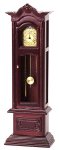 (image for) Mahogany Grandfather Clock Working