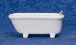 (image for) White Porcelain Footed Bathtub