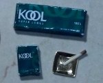 (image for) Carton & Pack of Kool Cigarettes w/ Ashtray