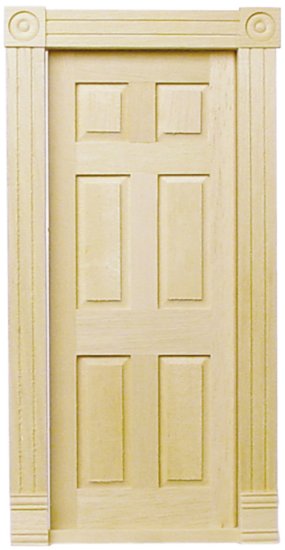 (image for) Traditional 6 Panel Block & Trim Interior Door