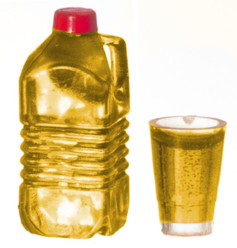 (image for) Half Gallon of Apple Juice w/ Glass