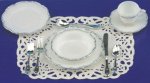 (image for) One Place Setting with Silver Trim