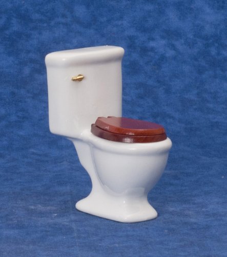 (image for) White Toilet w/ Toilet Seat