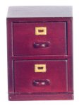 (image for) 2 Drawer File Cabinet - Mahogany