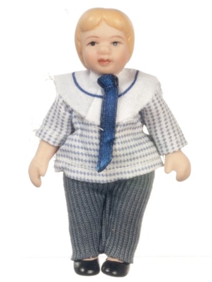 (image for) Old Fashioned Porcelain Little Boy Doll