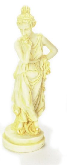 (image for) Lady Statue 2pc Ivory