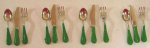 (image for) 12pc Flatware Green