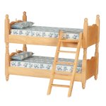 (image for) Bunk Bed w/ Ladder - Oak