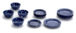 (image for) Blue Enamelware Dishes 12pc