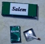 (image for) Carton & Pack of Salem Cigarettes w/ Ashtray