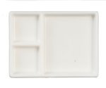 (image for) Cafeteria Style Lunch Tray White