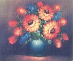 (image for) Tableau on Canvas Flowers