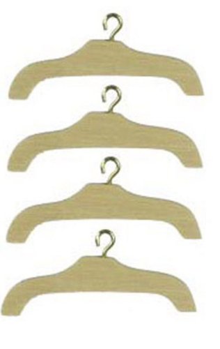 (image for) Clothes Hangers Unfinished 4pc