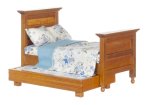 (image for) Walnut Trundle Bed