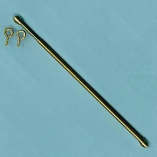 (image for) Large Adjustable Drapery Rod - Brass