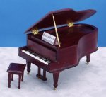 (image for) Grand Piano w/ Bench - Mahogany