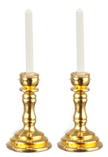 (image for) Brass Candlesticks Pair