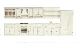 (image for) 1/2in Scale Kitchen Set 9pc - White