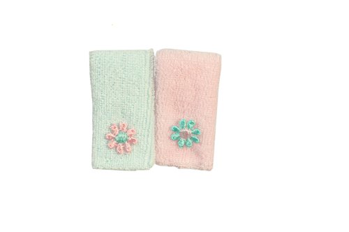 (image for) Embroidered Bathroom Towel Set 2pc